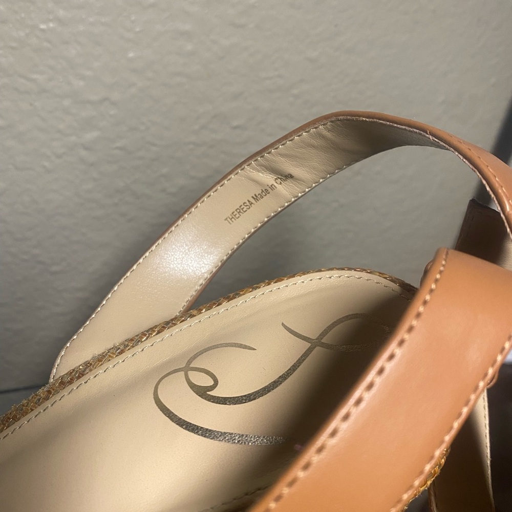 SAM EDELMAN Stylish Brown Platform Sandals - Picture 7 of 9